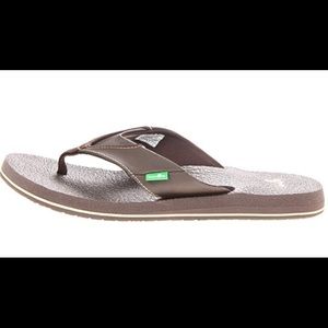 Sanuk Men’s Beer Cozy Flip-Flop Size 11 New wTags
